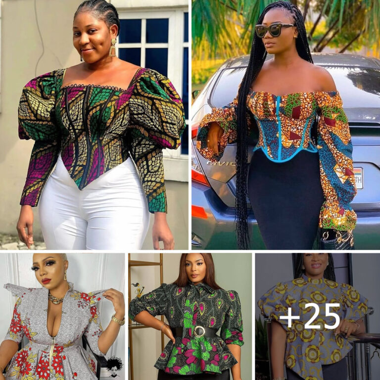 47 Stunning Ankara Top Designs to Elevate Your Skirts and Trousers ...