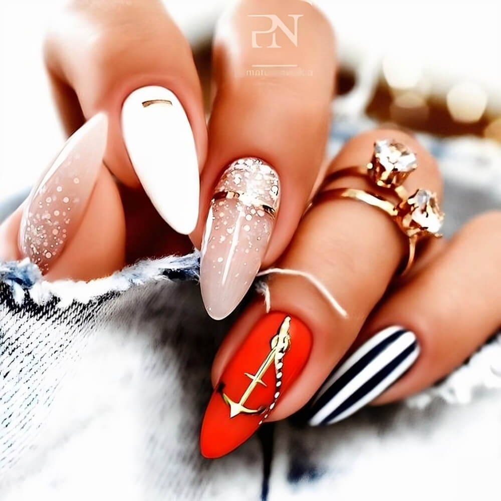 30 Gorgeous Mountain Peak Nails For Charming Girls - 207