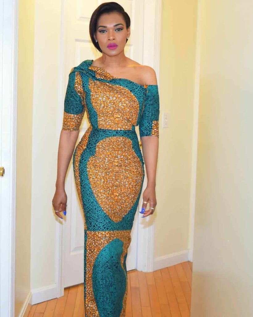 ankara long gown pictures