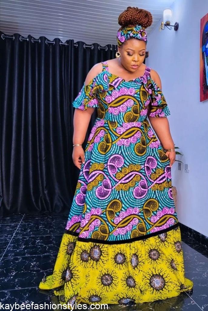 Latest Ankara Free Gown Styles