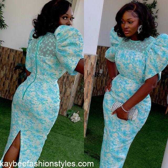 Brocade Gown Styles for Ladies in Nigeria