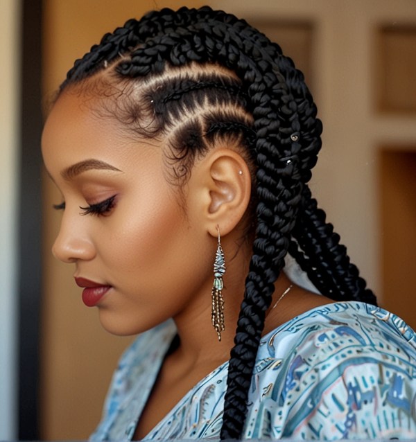 33 Lovely Fulani Braids Hairstyle Ideas