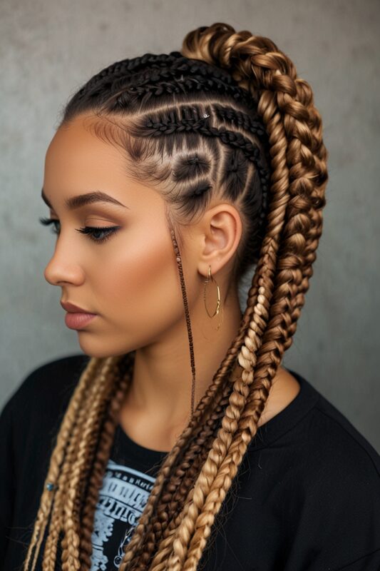 50 Lovely Cornrows Hairstyle Inspirations