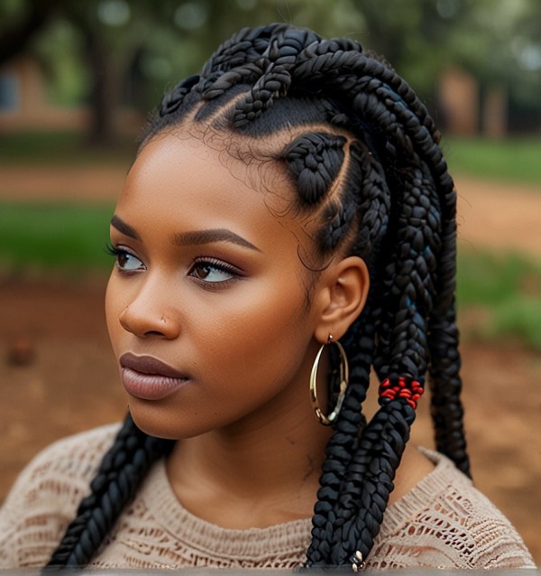 33 Lovely Fulani Braids Hairstyle Ideas